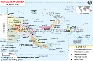 papua-new-guinea-political-map