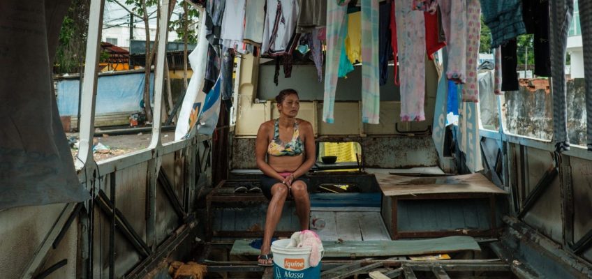 Venezuelans occupy abandoned buildings in Roraima