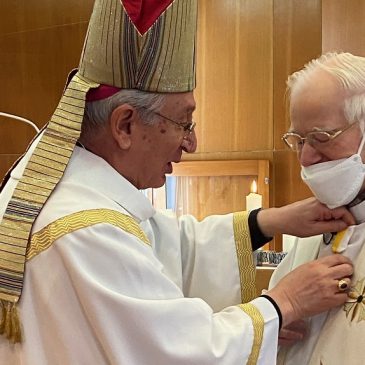 Giappone, onorificenza pontificia a padre Bianchin