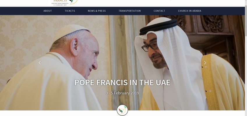 Papa negli Emirati, anche gli ebrei all’incontro interreligioso