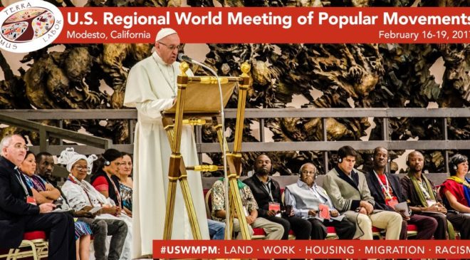 Il Papa ai movimenti popolari Usa: «Nessun popolo è criminale»