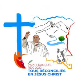 Il fiume e l’okapi nel logo del viaggio del Papa nella R.d.Congo